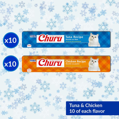 Inaba Churu Holiday Tuna & Chicken Variety (20pc)