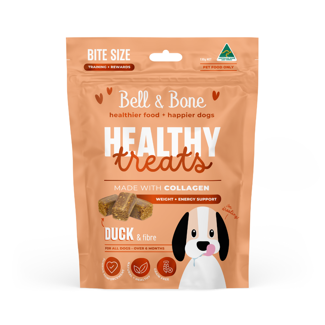 Bell & Bone Dog Weight and Energy Duck & Fibre Healthy Treat 130g