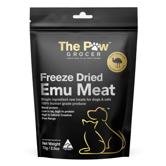 The Paw Grocer Freeze Dried Emu Meat 72g