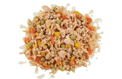 Applaws Dog Taste Toppers Chicken, Salmon & Veg in Broth 156g (16pk)