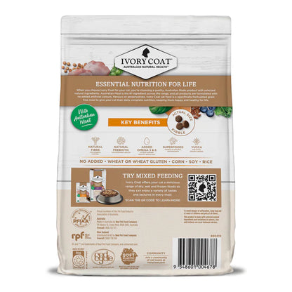 Ivory Coat Grain Free Adult Cat Chicken with Coconut Oil