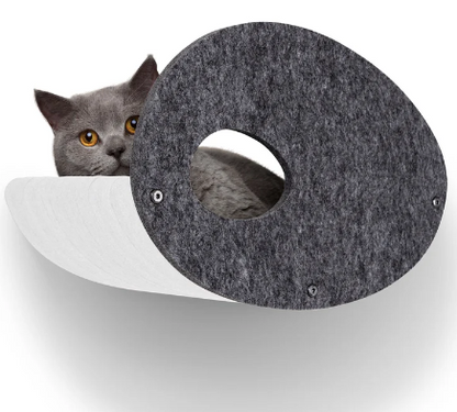Pryde Pets Wall Meow-nted Cat Climber Add-On Cover - Curved Shelf Façade
