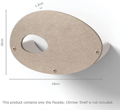 Pryde Pets Wall Meow-nted Cat Climbers Add-On Covers - Set of 4 Façades