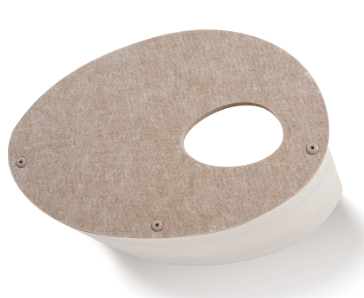 Pryde Pets Wall Meow-nted Cat Climber Add-On Cover - Curved Shelf Façade