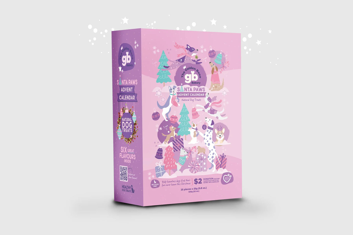 The Golden Bone Bakery Dog Christmas Advent Calendar Book Style