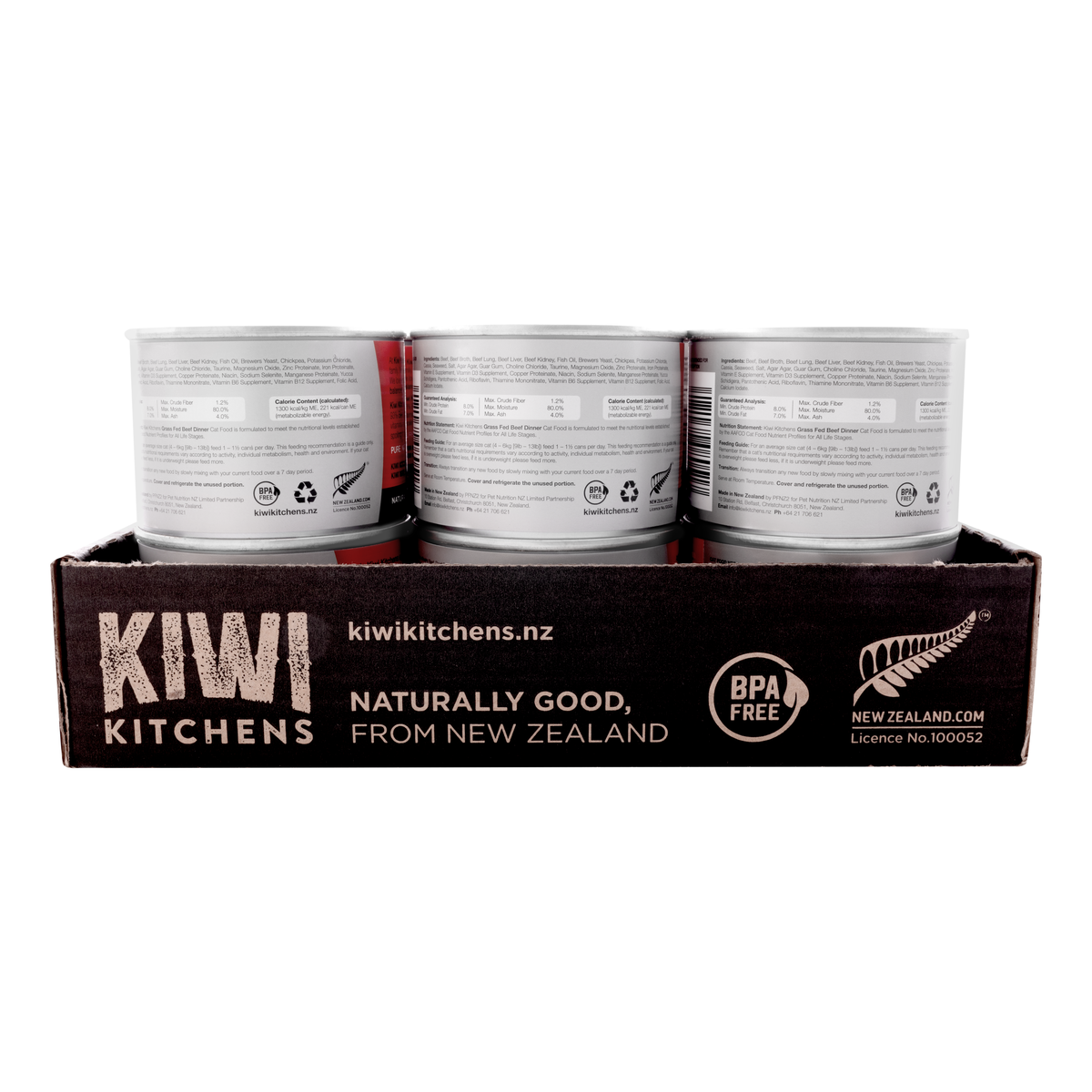 Kiwi Kitchens Beef Dinner Cat (18 pack)