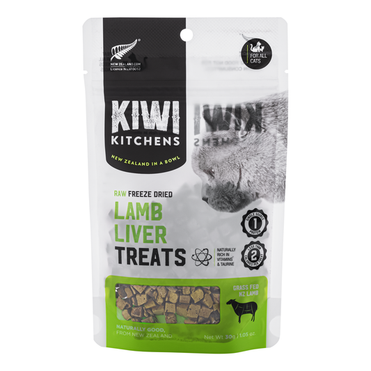 Kiwi Kitchens Cat Freeze Dried Lamb Liver Treats