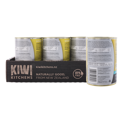 Kiwi Kitchens Puppy Chicken & Mussel 375g (9pk)
