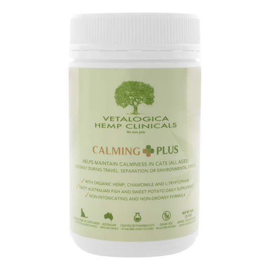 Vetalogica Hemp Clinicals Calming Plus Cat Supplements 100g