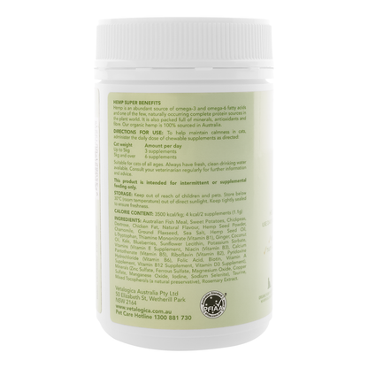 Vetalogica Hemp Clinicals Calming Plus Cat Supplements 100g