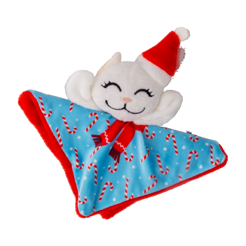 KONG Holiday Crackles Santa Kitty