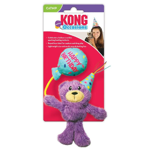 KONG Cat Occasions Birthday Teddy