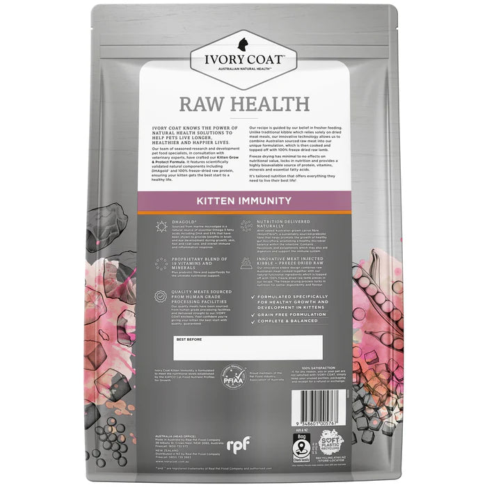 Ivory Coat Raw Health Kitten Immunity