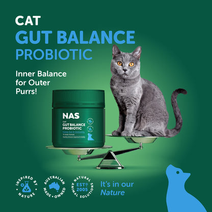 NAS Gut Balance Feline Probiotic 80g