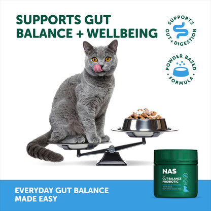 NAS Gut Balance Feline Probiotic 80g