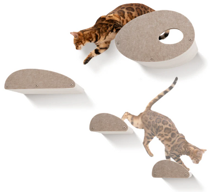 Pryde Pets Wall Meow-nted Cat Climbers Add-On Covers - Set of 4 Façades