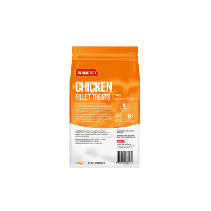PRIME100 Chicken Fillet Treats 100g