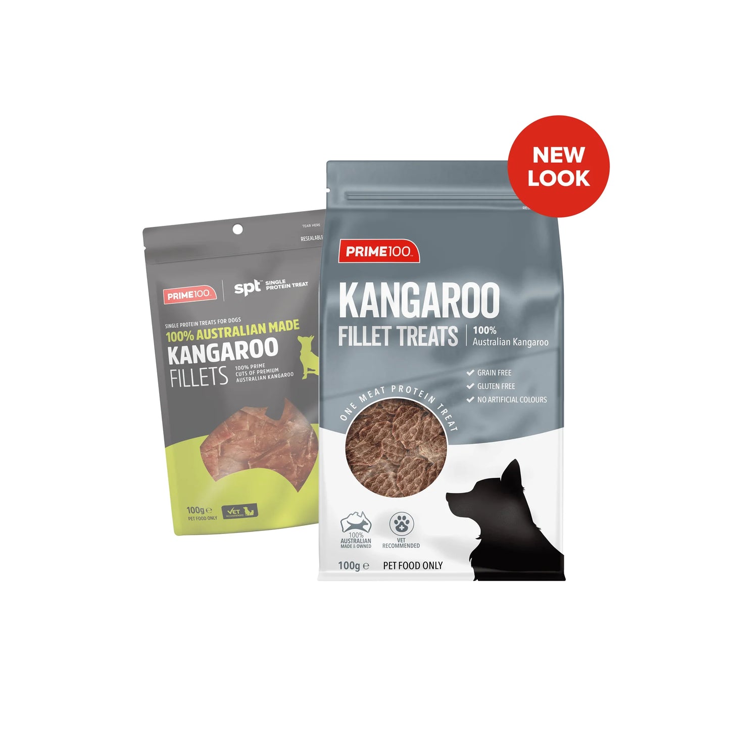 PRIME100 Kangaroo Fillet Treats 100g