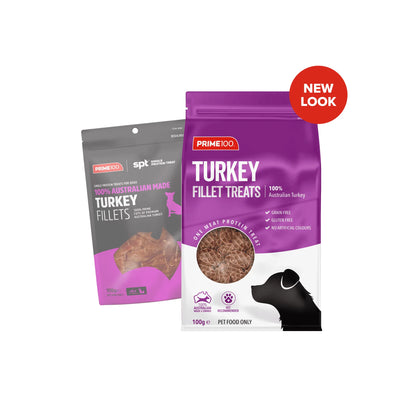 PRIME100 Turkey Fillet Treats 100g