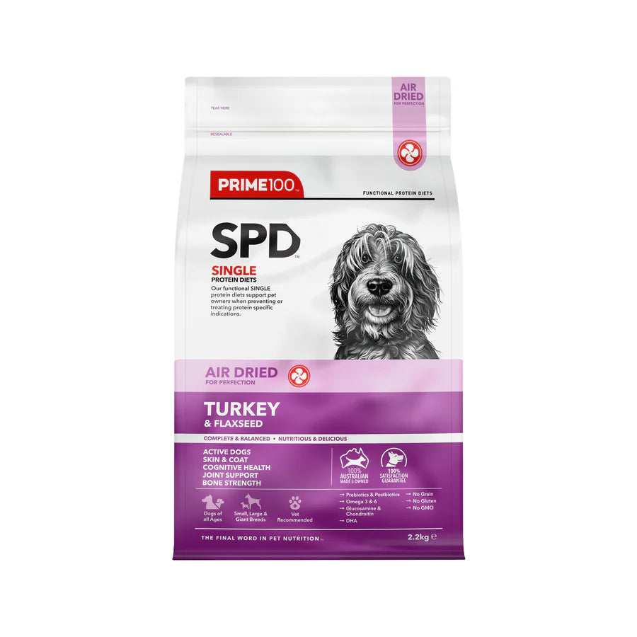 PRIME100 SPD Air Dried Turkey & Flaxseed