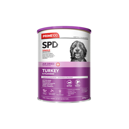 PRIME100 SPD Air Dried Turkey & Flaxseed