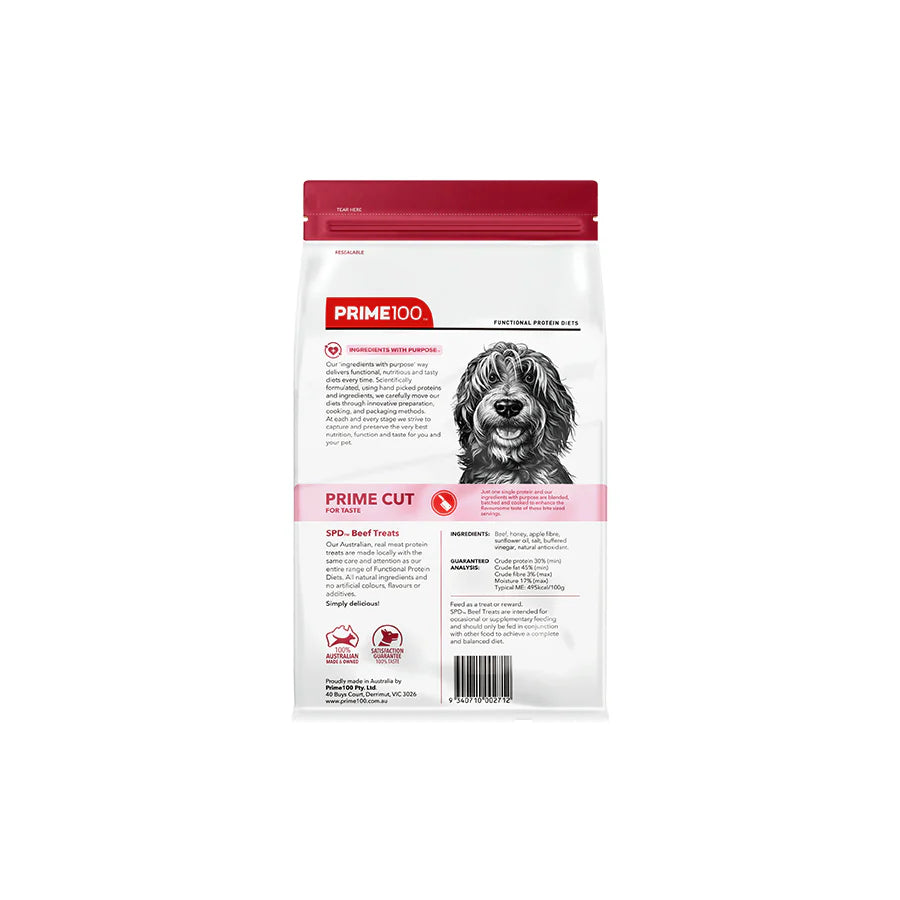 PRIME100 SPD Prime Cut Beef Treats 100g