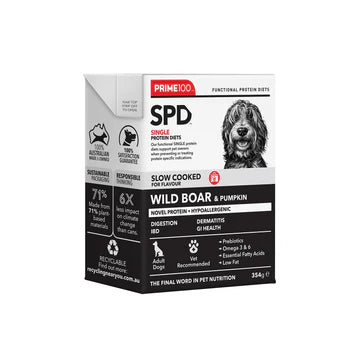 PRIME100 SPD Slow Cooked Wild Boar & Pumpkin 354g (12pk)