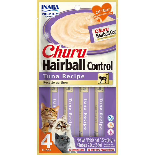 INABA Cat Churu Puree Hairball Control Tuna 56g (6pk)