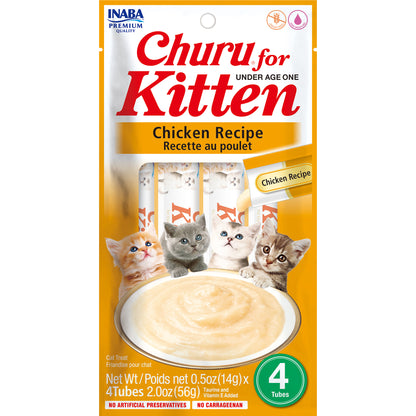 INABA Cat Churu Puree Kitten Chicken 56g (6pk)