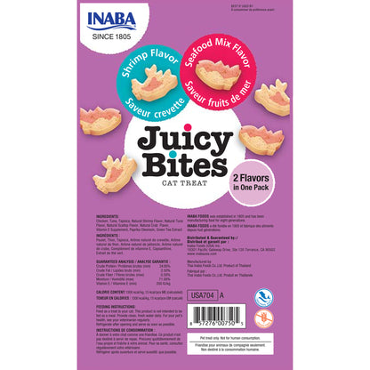 INABA Cat Juicy Bites Shrimp & Seafood Mix 34g (6pk)