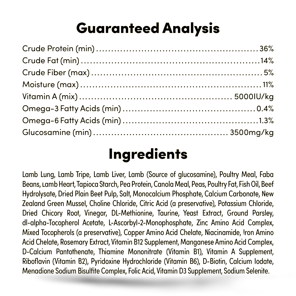 Animals Like Us Dog Rawmix50 Grass-Fed Lamb