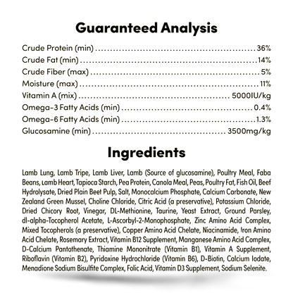 Animals Like Us Dog Rawmix50 Grass-Fed Lamb