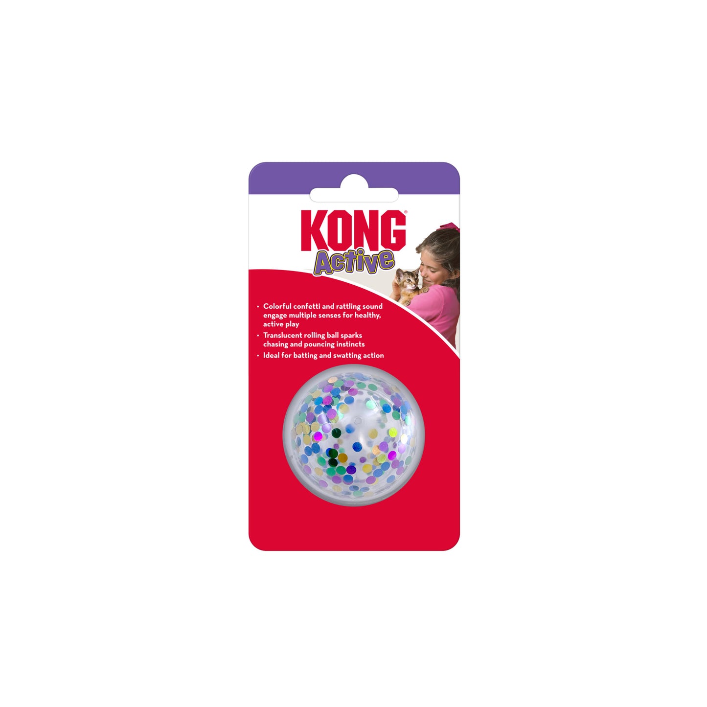 KONG Cat Active Confetti Ball