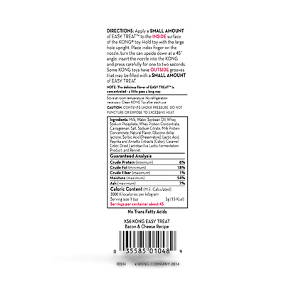 KONG Dog Easy Treats Bacon Cheese