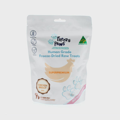 Freezy Paws Freeze Dried Chicken Breast Treats 100g
