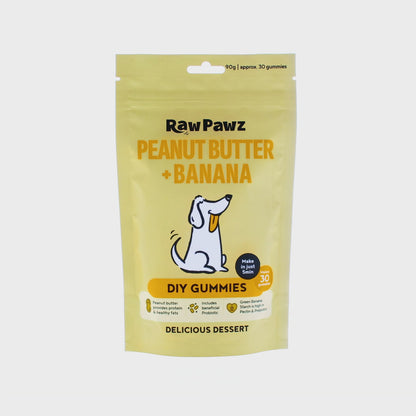 Raw Pawz Peanut Butter & Banana DIY Gummies 90g
