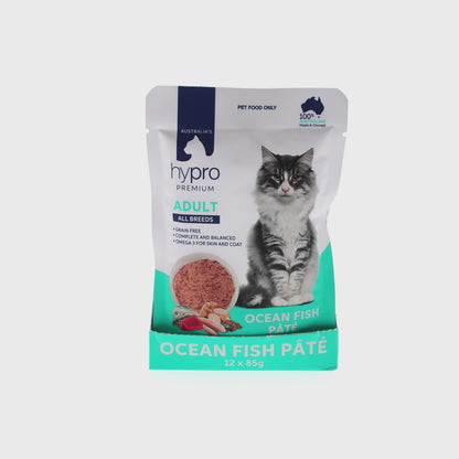 Hypro Premium Cat Grain Free Ocean Fish Pâté 85g (12pk)
