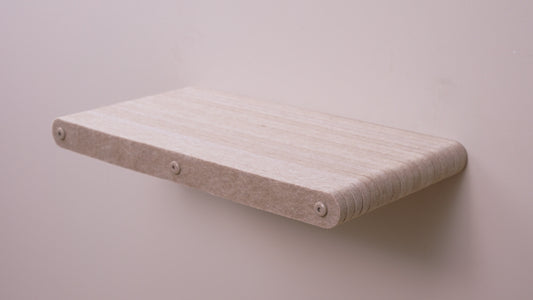 Pryde Pets Wall Meow-nted Cat Climber - Long Shelf