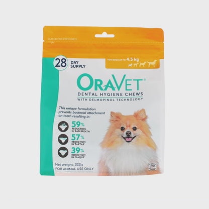 Oravet Dental Chews - Extra Small (28 chews)