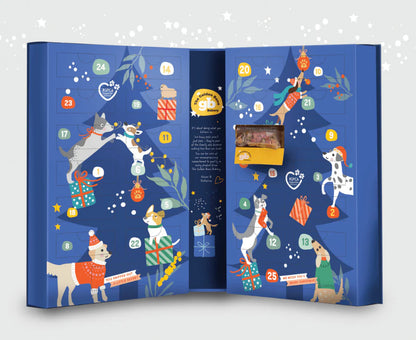 The Golden Bone Bakery Dog Christmas Advent Calendar Book Style