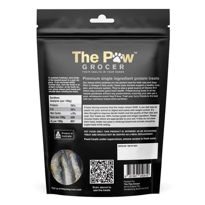 The Paw Grocer Freeze Dried Sardines 72g